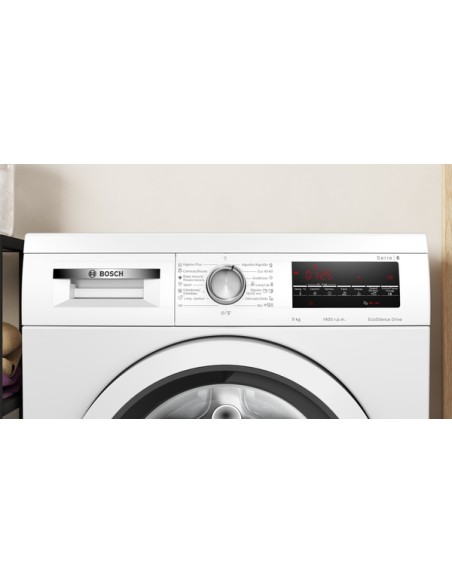 SERIE 6 LAVADORA BOSCH DE CARGA FRONTAL 9 KG 1400 R.P.M.