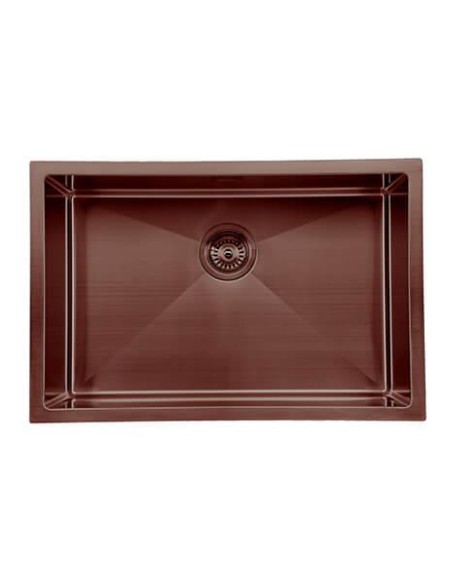 FREGADERO 686 X 457 MM COLOR ROSE MATE ACERO INOX. MODELO ZAFIRO