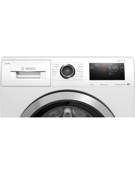 SERIE 6 LAVADORA BOSCH DE CARGA FRONTAL 9 KG 1400 R.P.M.