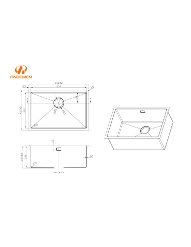 FREGADERO 686 X 457 MM COLOR ROSE... FREGADERO 686 X 457 MM COLOR ROSE...