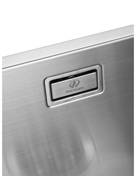 FREGADERO 686 X 457 MM MODELO ZAFIRO ACERO CEPILLADO