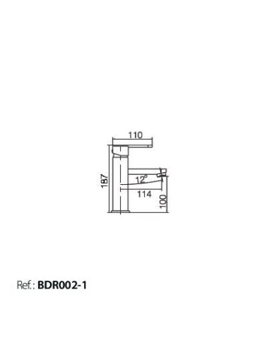 GRIFO MONOMANDO LAVABO IMEX MODELO...