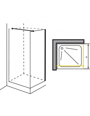 MAMPARA DE DUCHA SERIE NIDIA 3 EN...