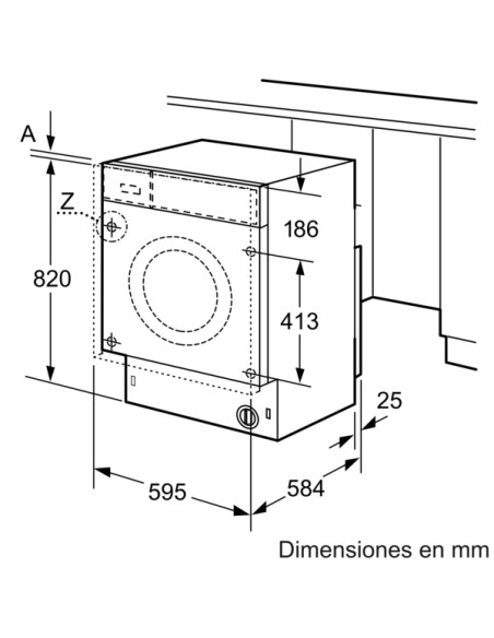 LAVADORA-SECADORA BALAY 7/4 KG BLANCO