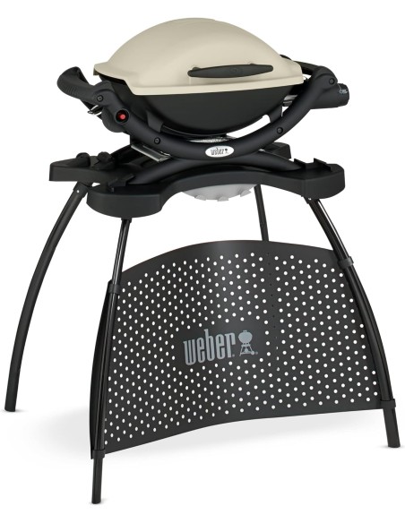 WEBER Q 100 TITANIUM BARBACOA DE GAS CON STAND