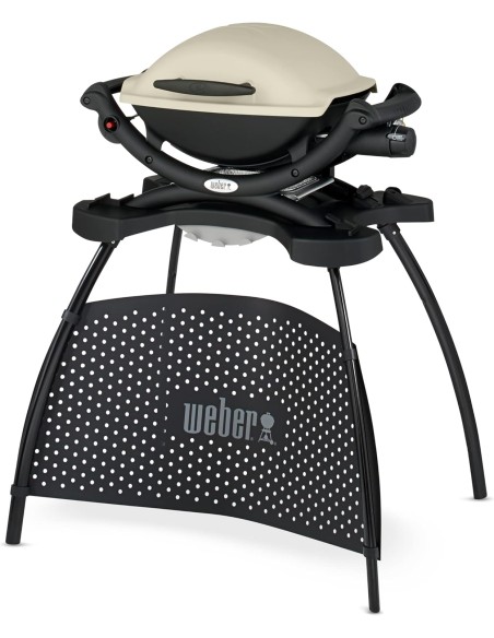 WEBER Q 100 TITANIUM BARBACOA DE GAS CON STAND