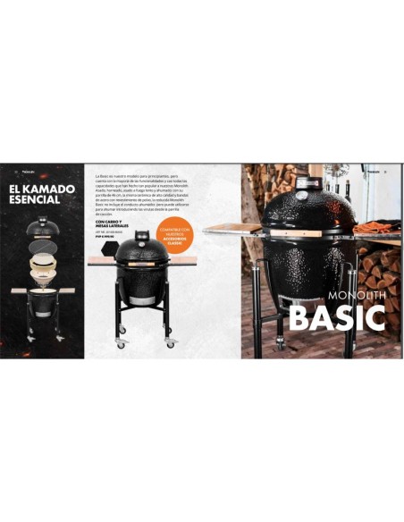 BARBACOA BASSIC CON CARRO Y MESA 46 DE DIAMETRO