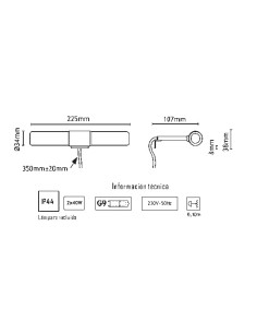 FOCO LED MODELO EVA 2