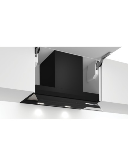 SERIE 6 CAMPANA DECORATIVA BOSCH INTEGRADA 60 CM CRISTAL NEGRO