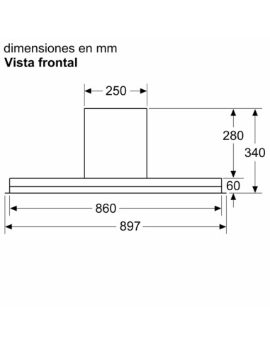 SERIE 6, CAMPANA DECORATIVA BOSCH...