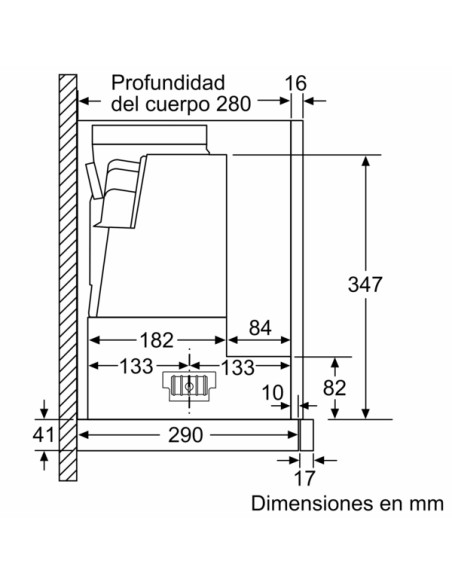SERIE 4, CAMPANA BOSCH TELESCOPICA DE 60 CM PLATEADO
