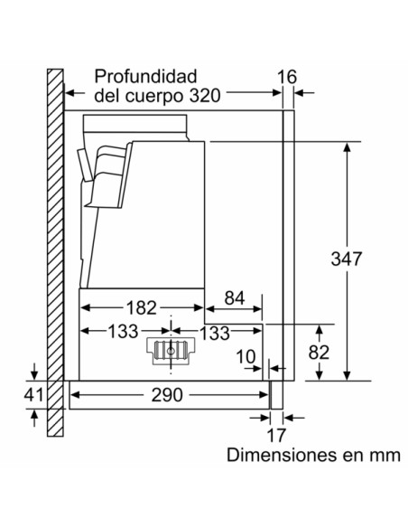 SERIE 4, CAMPANA BOSCH TELESCOPICA DE 60 CM PLATEADO