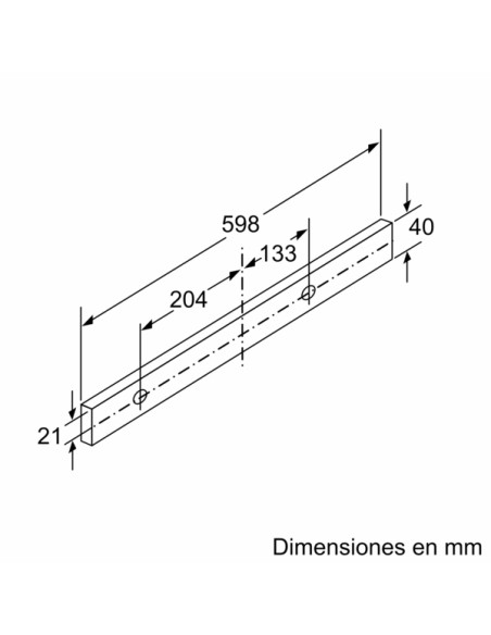 SERIE 4, CAMPANA BOSCH TELESCOPICA DE 60 CM PLATEADO