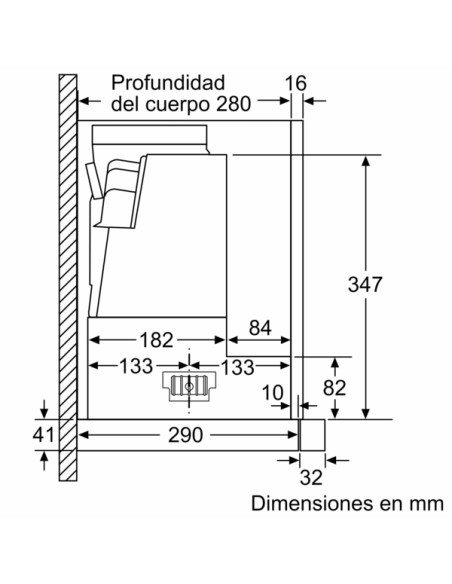 SERIE 8, CAMPANA BOSCH TELESCÓPICA 60 CM ACERO INOXIDABLE