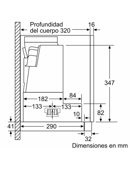 SERIE 8, CAMPANA BOSCH TELESCÓPICA 60 CM ACERO INOXIDABLE