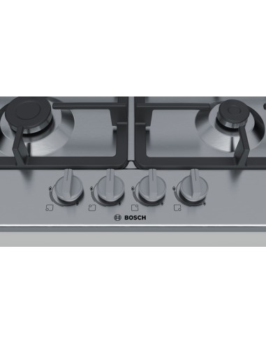 PLACA DE GAS EN ACERO CON 4 FGOS. DE...