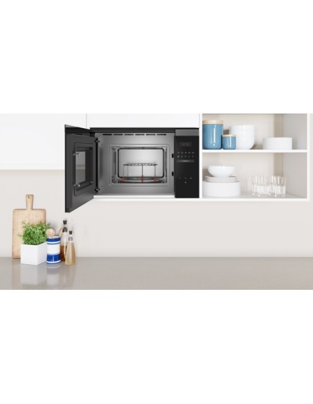 MICROONDAS BALAY INTEGRABLE CRISTAL NEGRO - ACERO INOXIDABLE