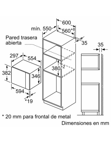 MICROONDAS BALAY INTEGRABLE CRISTAL... MICROONDAS BALAY INTEGRABLE CRISTAL...