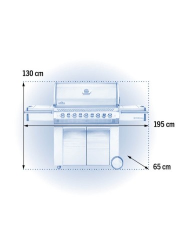 BARBACOA NAPOLEON PRO 665 EN ACERO...
