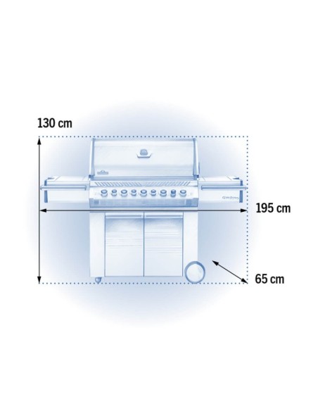 BARBACOA NAPOLEON PRO 665 EN ACERO INOXIDABLE