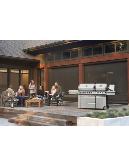 BARBACOA NAPOLEON PRESTIGE 825 EN ACERO INOXIDABLE