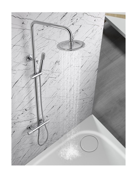 COLUMNA DE DUCHA TERMOSTATICA MODELO LINE MARCA IMEX