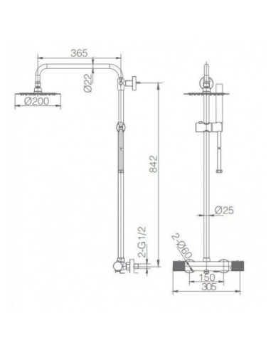 COLUMNA DE DUCHA TERMOSTATICA MODELO...