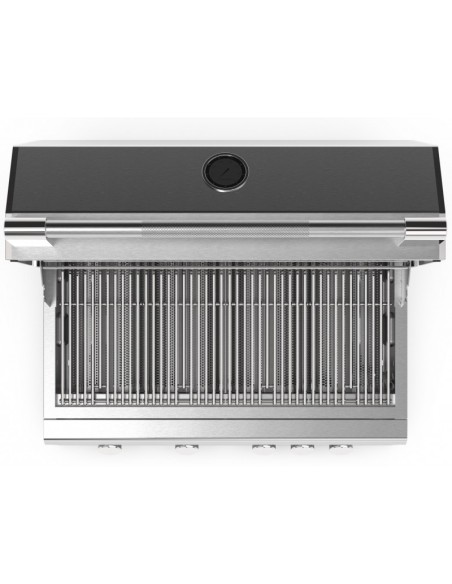 BARBACOA GAS ENCASTRABLE FUSION 400RS EN ACERO INOX.