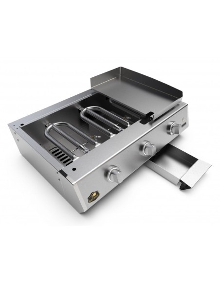 PLANCHA GAS INOX 30