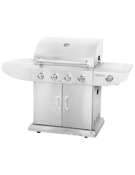 BARBACOA A GAS EN ACERO INOXIDABLE OPAL ELEGANCE SILVER