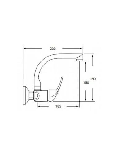 GRIFO COCINA MODELO NORMA