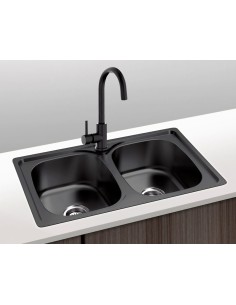 FREGADOR NEGRO  DOS SENOS...