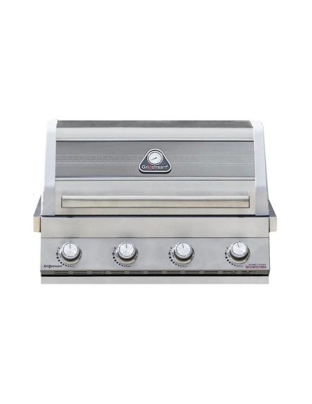 BARBACOA HÍBRIDA ENCASTRABLE CON 4 QUEMADORES