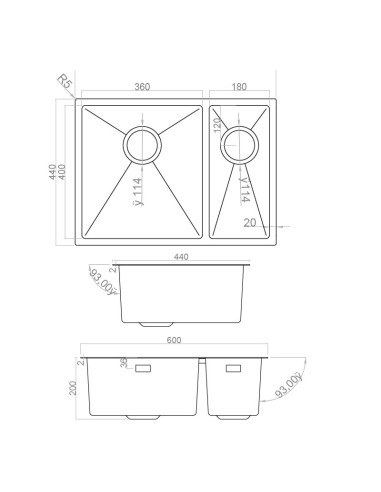 FREGADERO DE DOS SENOS MODELO AGUAMARINA FREGADERO DE DOS SENOS MODELO AGUAMARINA