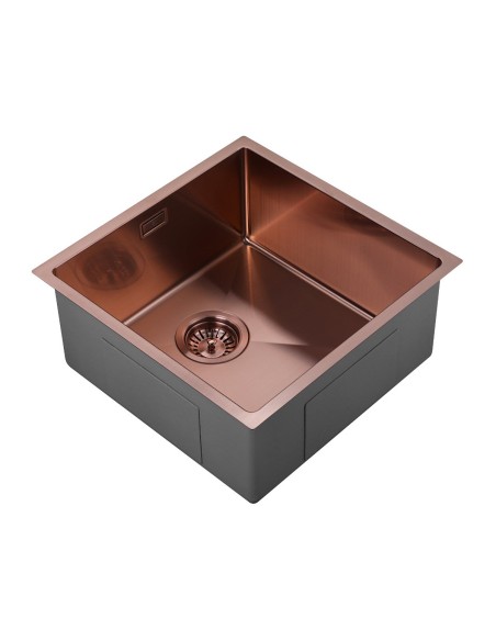 FREGADERO 440X440mm modelo PIRITA ROSÉ MATE