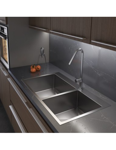 FREGADOR DE DOS SENOS MODELO TOPACIO FREGADOR DE DOS SENOS MODELO TOPACIO